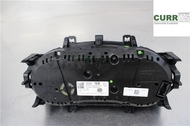 VW PASSAT  15-19 Instrument cluster / comb 3G0920751B DFCA