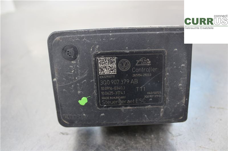 VW PASSAT  15-19 ABS hydraulisk enhet 3Q0614517AB DFCA