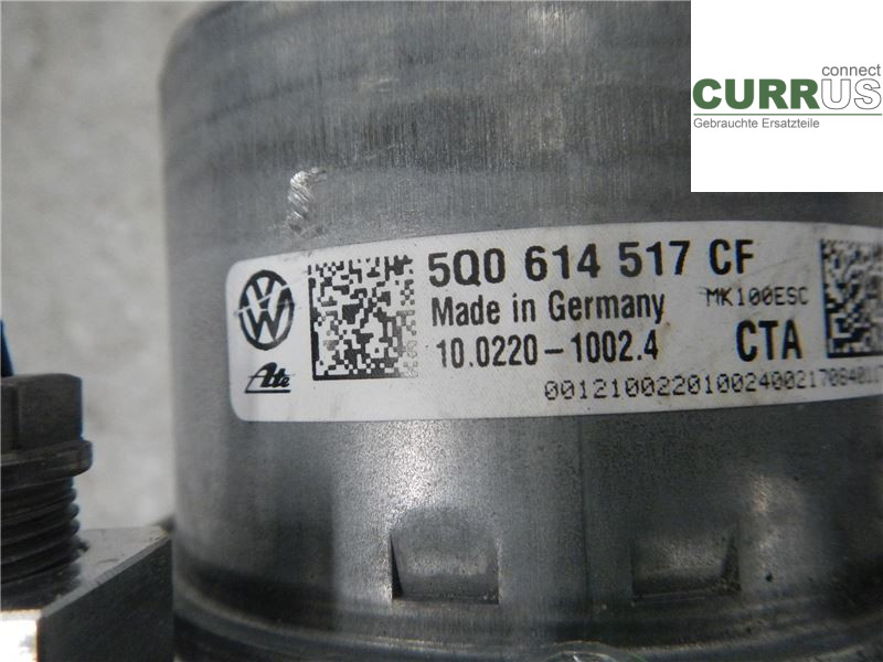 VW GOLF / E-GOLF VII   13-20 ABS Hydraulic unit 5Q0614517CF CZDA