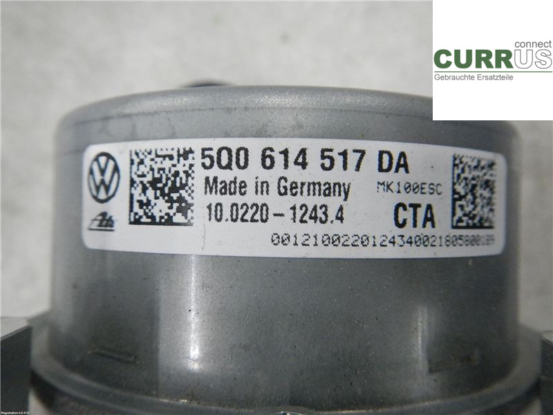 SKODA SUPERB 16- ABS Hydraulic unit 5Q0614517CH DFHA