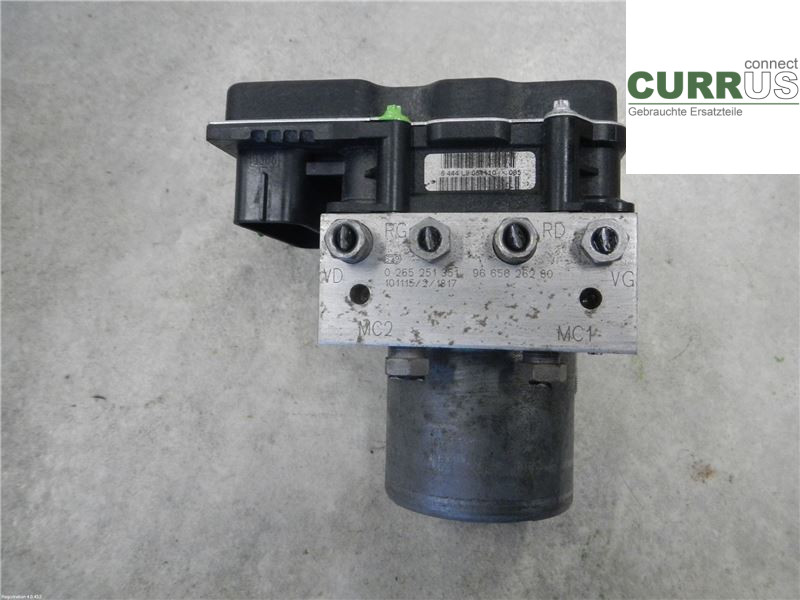 CITROEN C4 II  11-18 ABS-Hydraulikeinheit 1606919380 DV6DTED