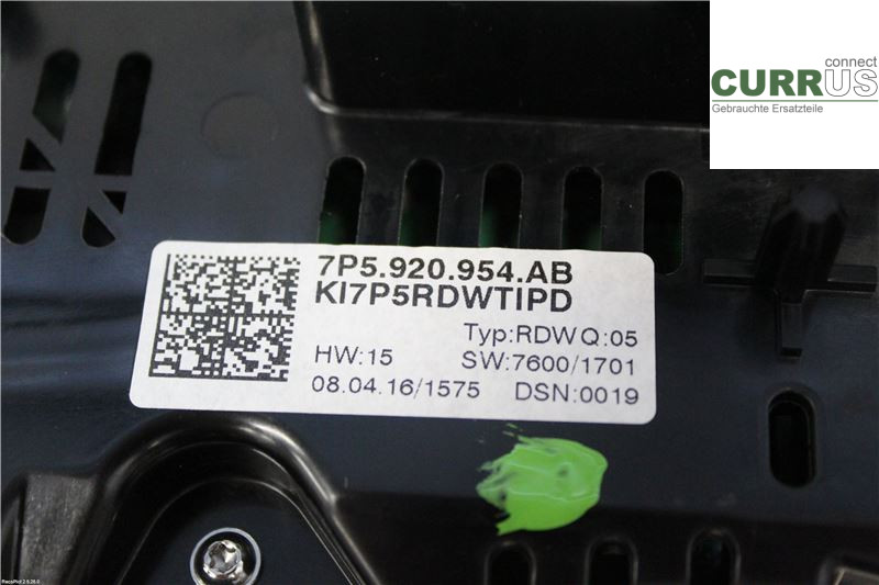PORSCHE CAYENNE 03- Instrument cluster / comb 95864117500  3,0 CVVA