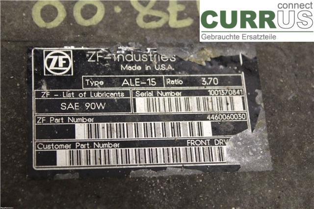 MB ML (W163)    97-05 Differential A1633500514 320