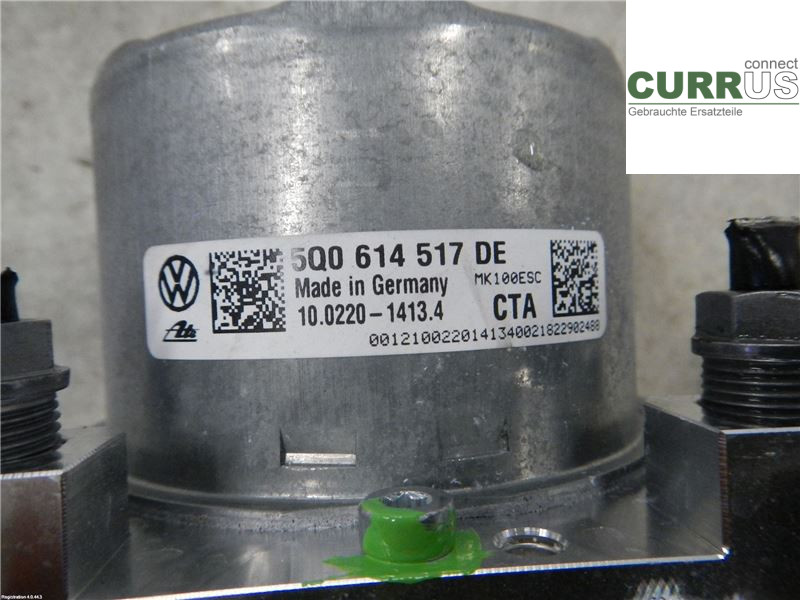 VW GOLF / E-GOLF VII   13-20 Hydrauliczna jednostka ABS 5Q0614517DE 1,5 DADA
