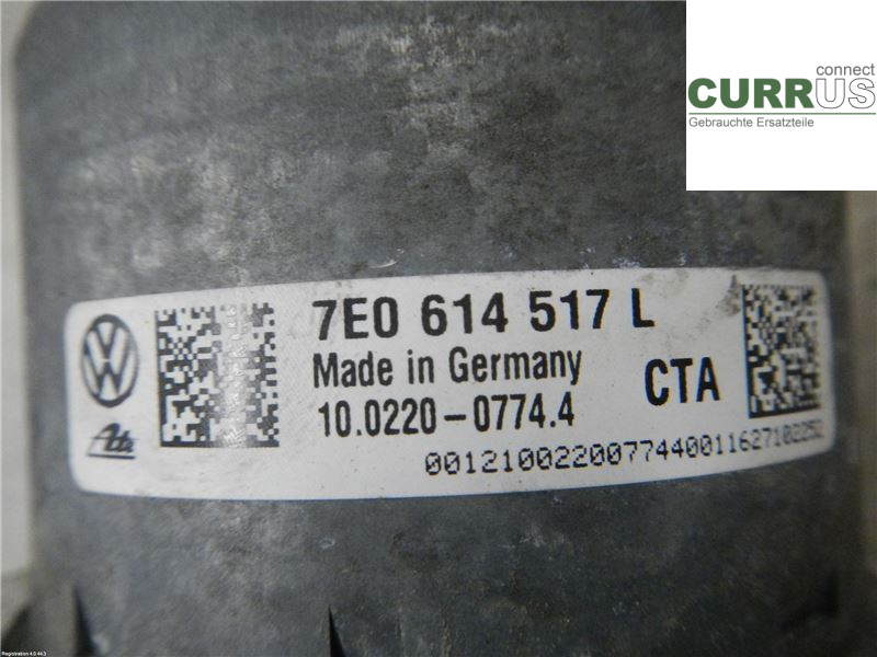 VW CADDY  16-20 Hydrauliczna jednostka ABS 7E0614517L 1,4 CPWA