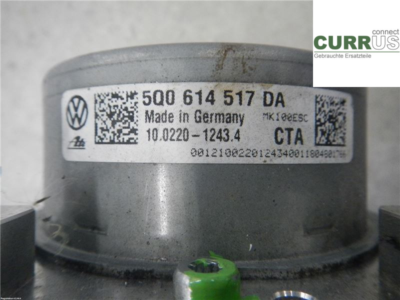 VW PASSAT  15-19 Hydrauliczna jednostka ABS 5Q0614517DABEF 1,4 CZEA