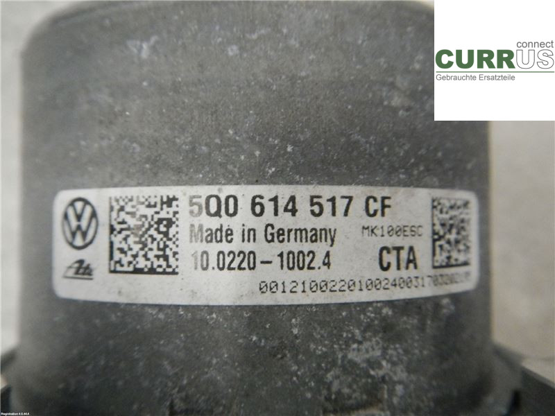VW TIGUAN 16- Hydrauliczna jednostka ABS 5Q0614517CF 2.0 DFHA