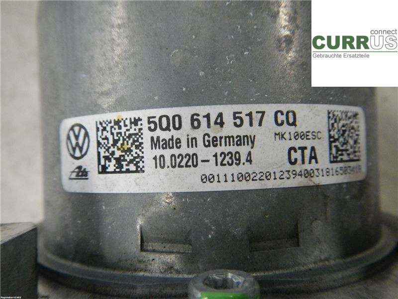 VW GOLF / E-GOLF VII   13-20 Hydrauliczna jednostka ABS 5Q0614517CQ 1.0  CHZC