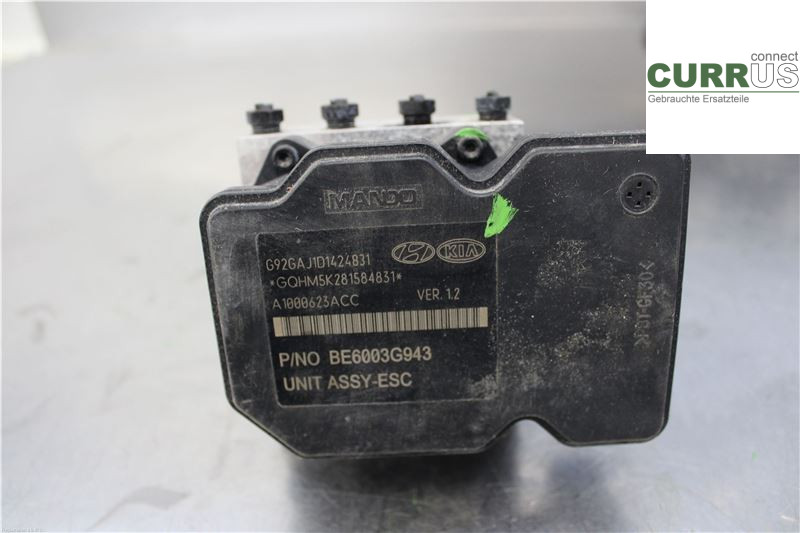 KIA RIO  12-16 Unité hydraulique ABS 58920-1W570 1.2 W88P