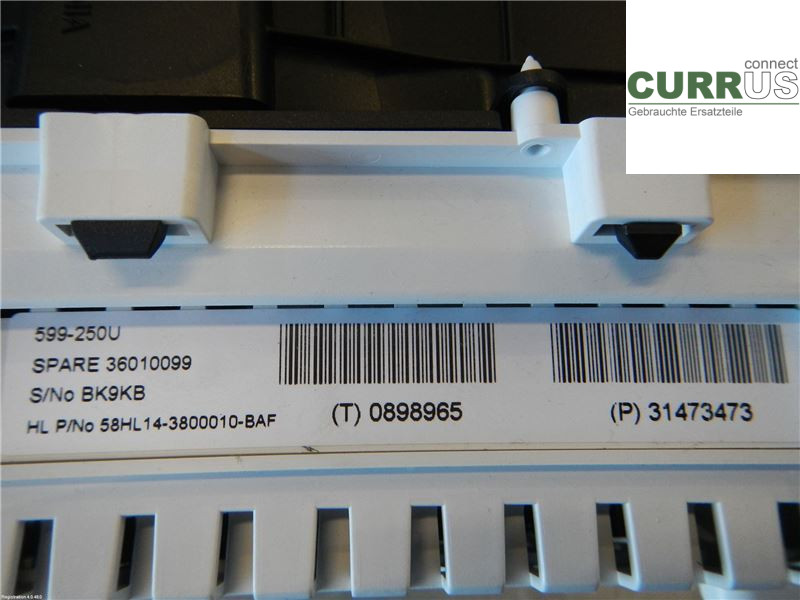 VOLVO V40  12-19 Instrumentenkombination 36011405 2.0 74 D4204T8