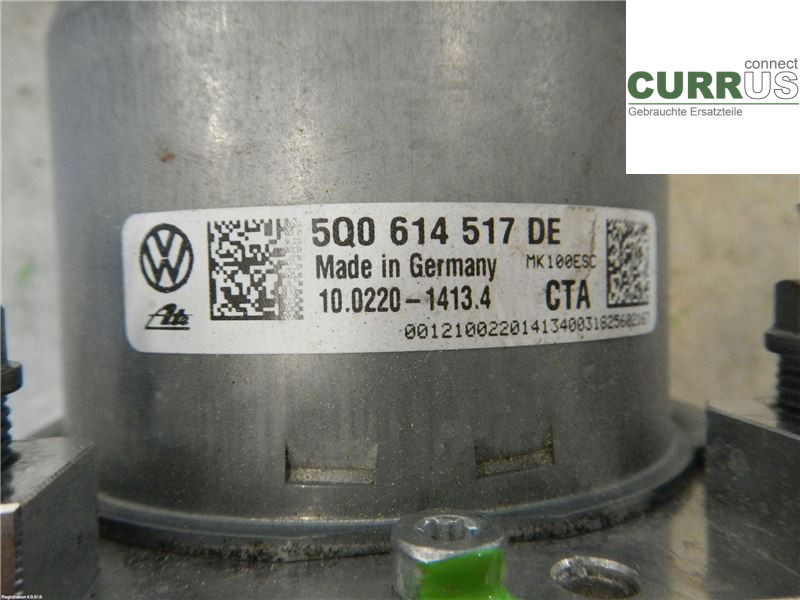 VW GOLF / E-GOLF VII   13-20 Hydrauliczna jednostka ABS 5Q0614517DE 1.0 DKRF