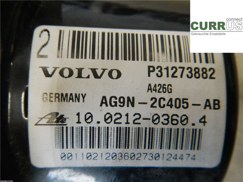 VOLVO S60      11-13 ABS Hydraulic unit 31329138 2,0L 