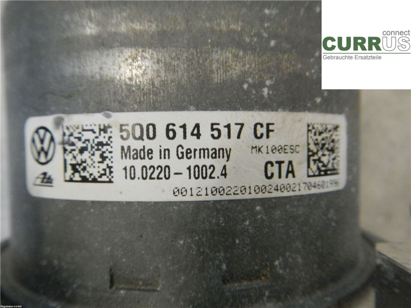 VW GOLF / E-GOLF VII   13-20 ABS Hydraulic unit 5Q0614517CF 1,8L CJSB