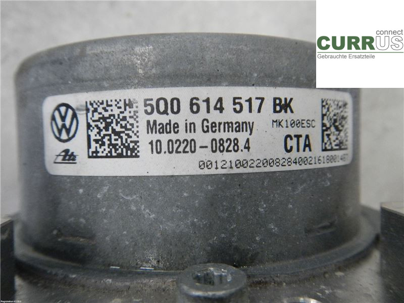 VW GOLF / E-GOLF VII   13-20 ABS Hydraulic unit 5Q0614517BK 2,0L CUNA