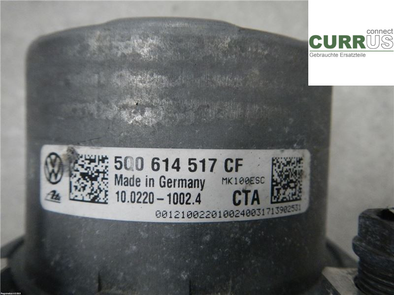 VW TIGUAN 16- Hydrauliczna jednostka ABS 5Q0614517CF 2,0L DFHA