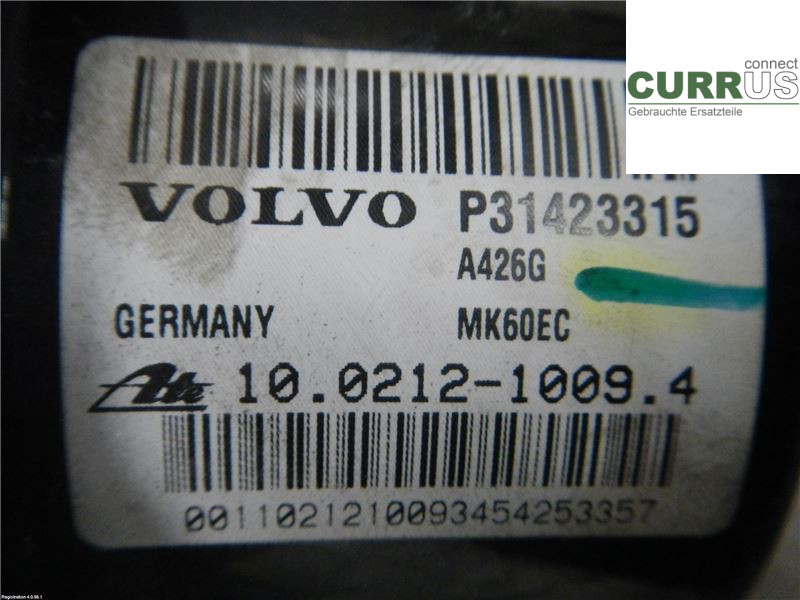VOLVO V40  12-19 ABS Hydraulic unit 31423317 2,0L D5204T6