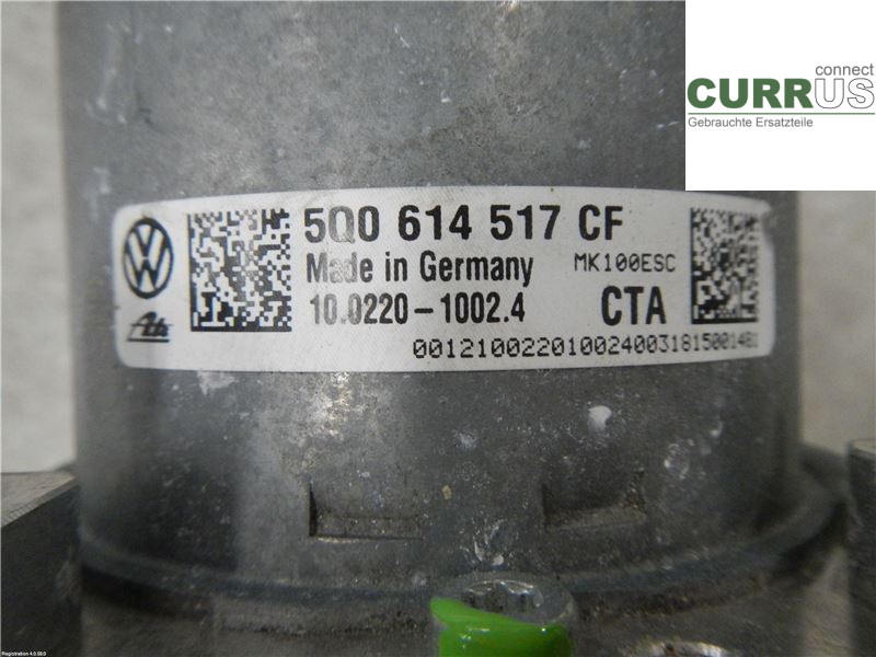 VW TIGUAN 16- ABS Hydraulic unit 5Q0614517CF 1,4L CZDA