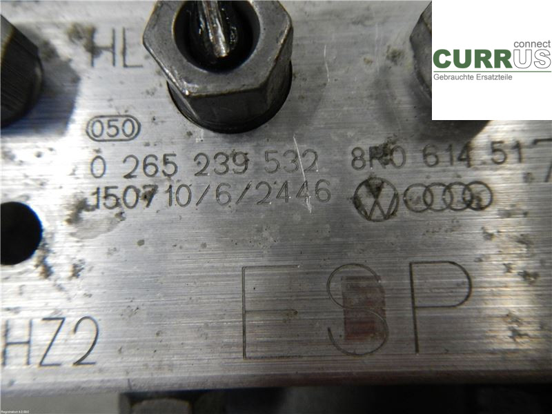 AUDI Q5     09-16 ABS Hydraulic unit 8R0614517DQ 2.0L CSUA