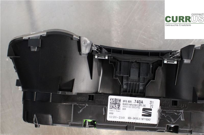 SEAT IBIZA V  17-20 Instrumentkam 6F0920740A 1.0L DKRF