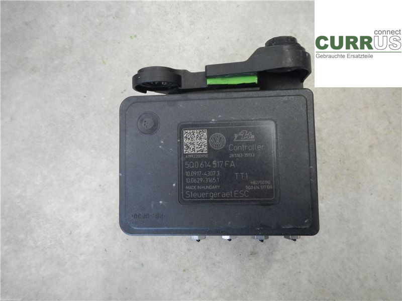 VW PASSAT  15-19 ABS Hydraulic unit 5Q0614517FA 2.0L DFHA