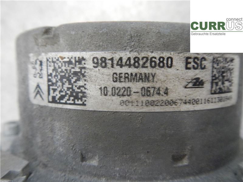 CITROEN C4 CACTUS 14- ABS Hydraulic unit 1619251080 1.2L HMZ