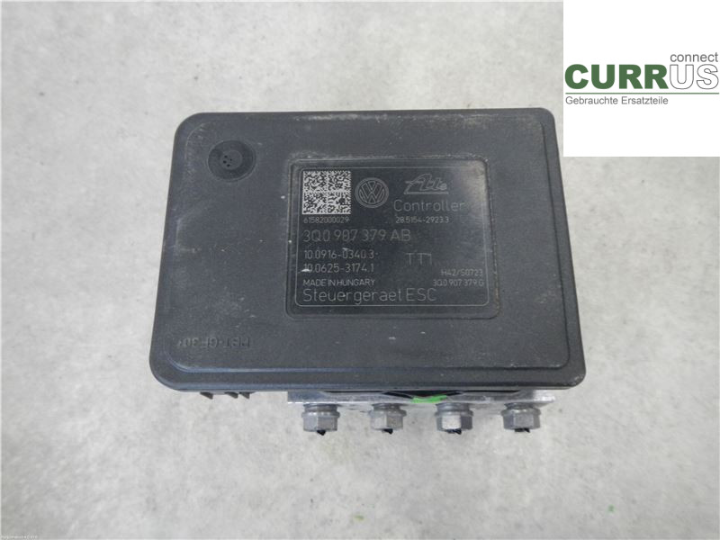 VW TOURAN 16- ABS hydraulisk enhed 3Q0614517AB 1.4L CZDA