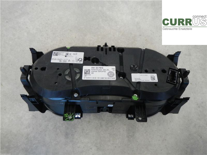 VW TIGUAN 16- Instrument cluster / comb 5NA920751C 2.0L DFGA