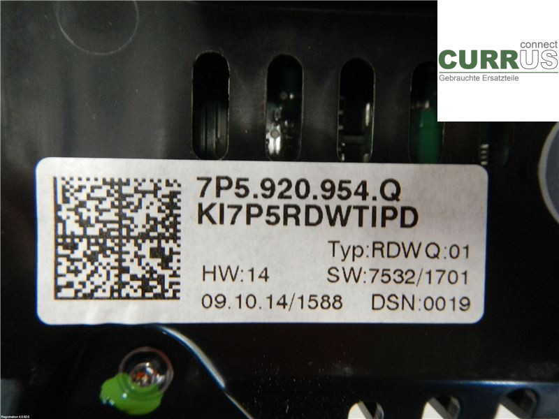 PORSCHE CAYENNE 03- Instrument cluster / comb 95864117501 3.0L CVVA