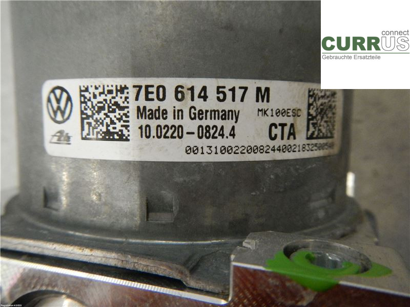 VW CADDY  16-20 ABS-Hydraulikeinheit 7E0614517LBEF 2.0L DFSD
