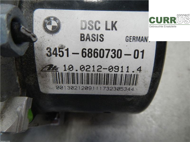 BMW 3 F30/F31/F80    12-19 Unité hydraulique ABS 34512460453 2.0L N20-B20B