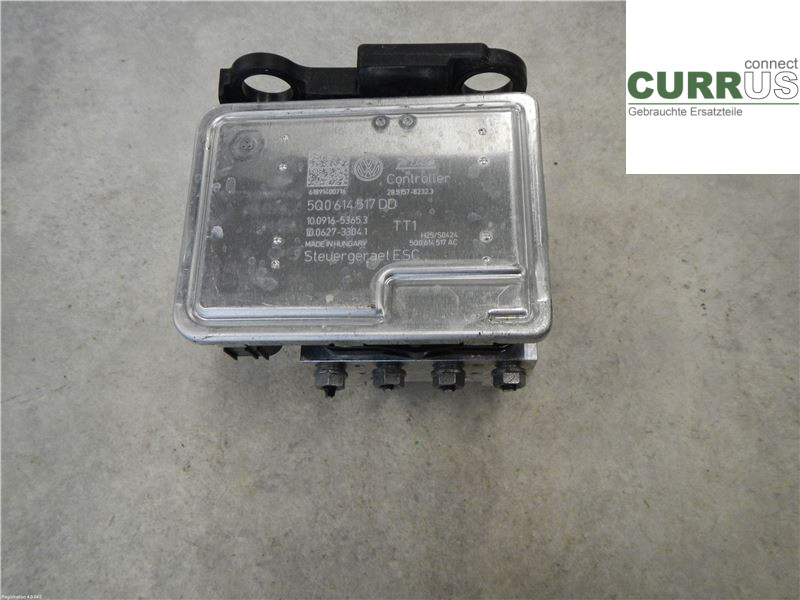 VW GOLF SPORTSVAN 15-20 ABS Hydraulic unit 5Q0614517DD 1.0L DKRF