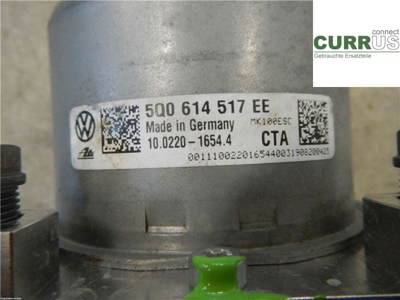 VW GOLF / E-GOLF VII   13-20 Hydrauliczna jednostka ABS 5Q0614517ER 1.5L DHFA