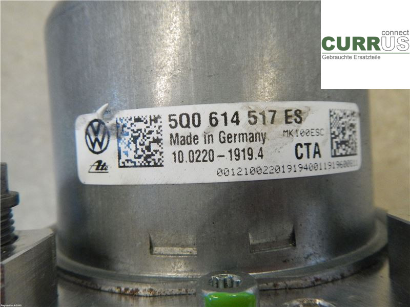 SKODA OCTAVIA  13-20 ABS Hydraulic unit 5Q0614517ES 1.5L DHFA