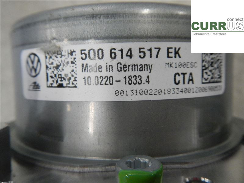 VW GOLF / E-GOLF VII   13-20 ABS hydraulisk enhed 5Q0614517EK EBSA