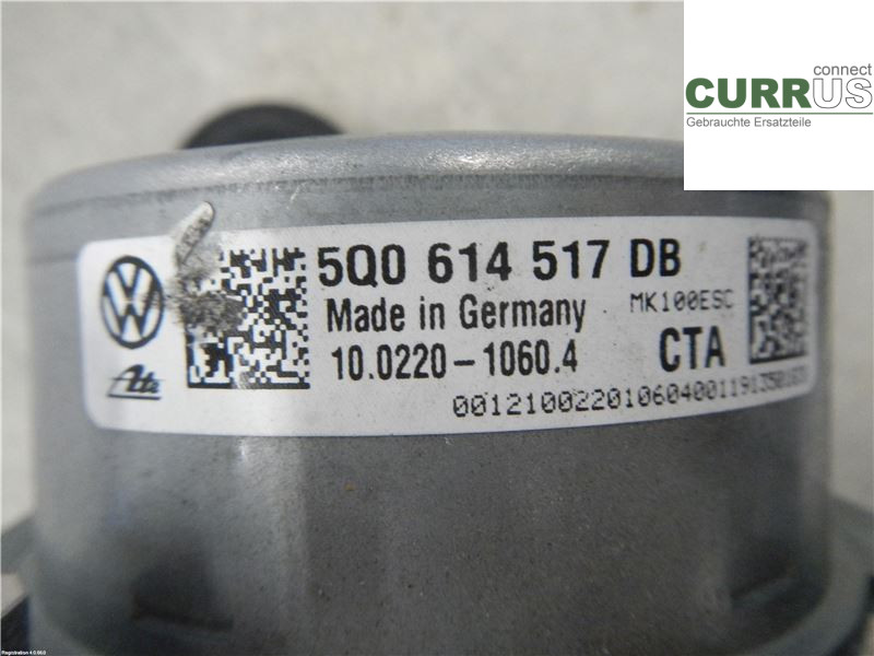 VW GOLF / E-GOLF VII   13-20 Hydrauliczna jednostka ABS 5Q0614517DB EAZA