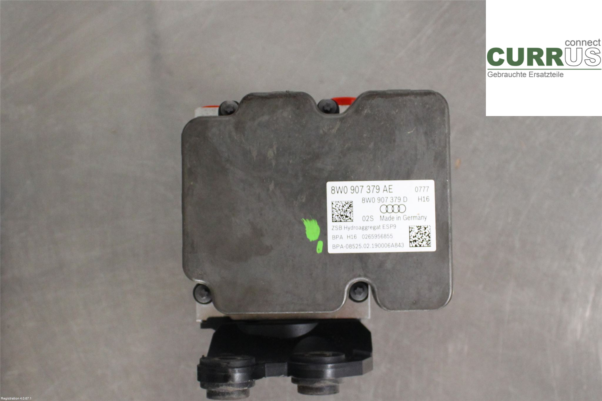 AUDI A4/S4  B9 16-19 ABS Hydraulic unit 8W0614517AH 2.0L DETA