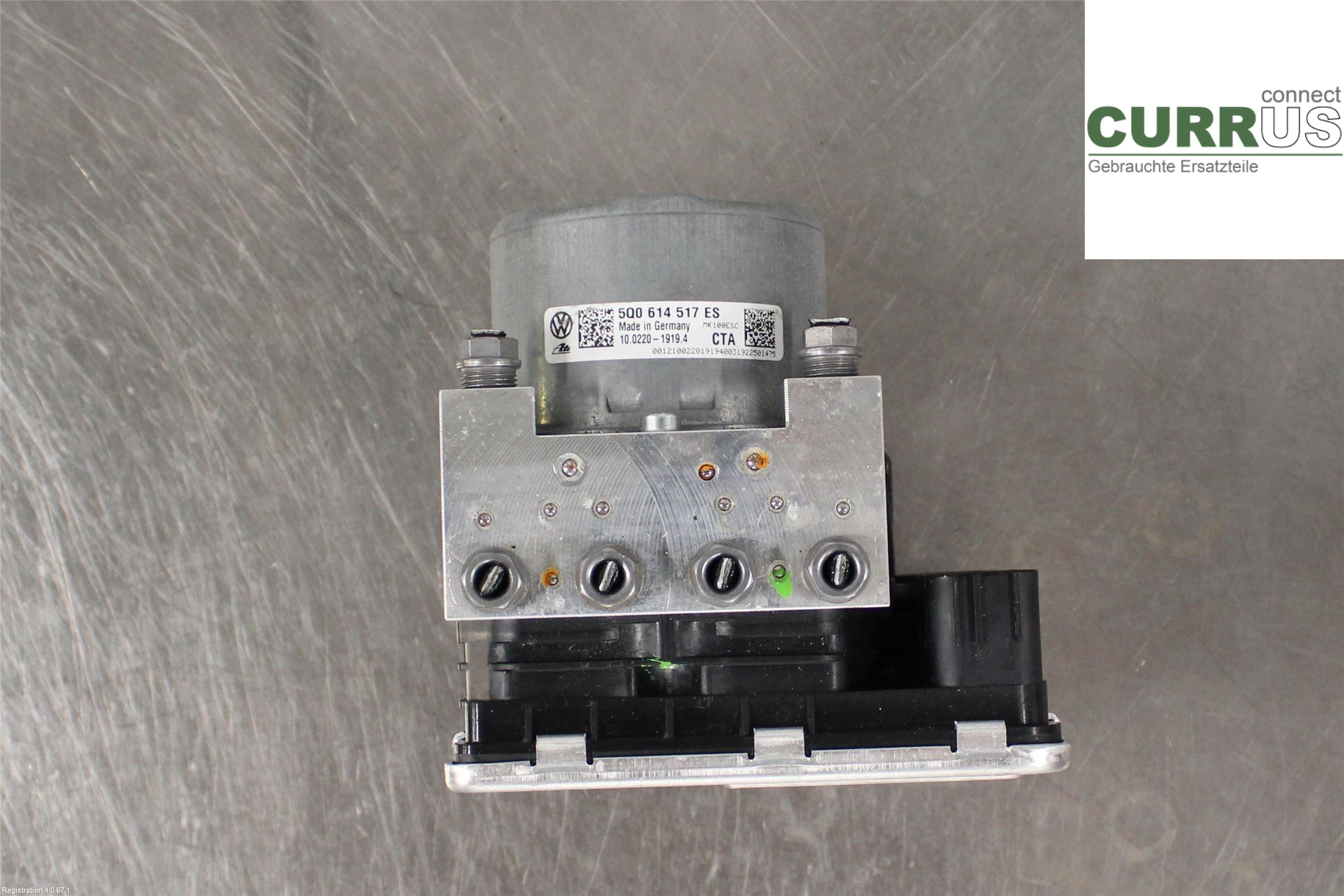 VW GOLF / E-GOLF VII   13-20 ABS Hydraulic unit 5Q0614517ES 1.5L DHFA