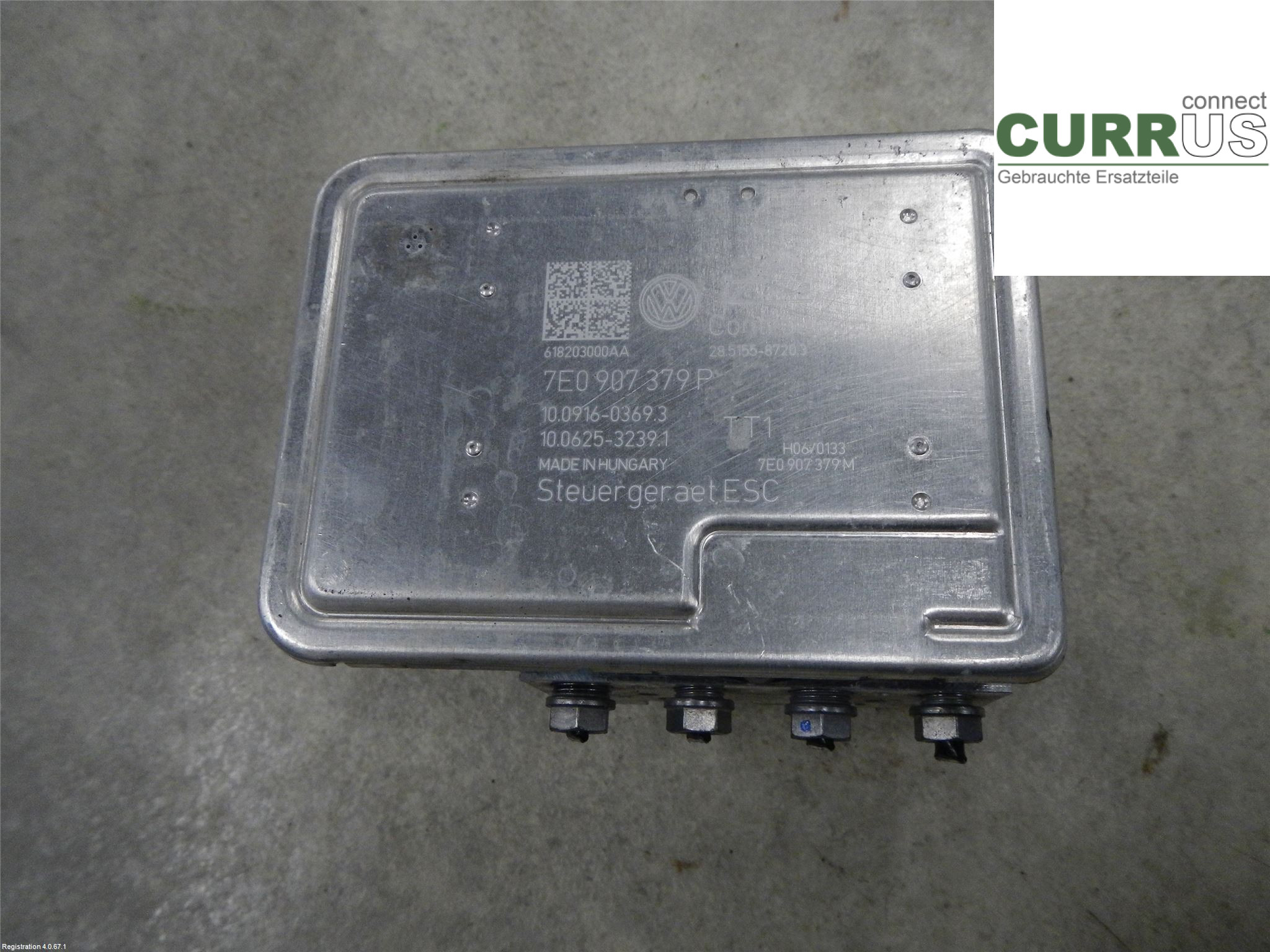 VW CADDY  16-20 ABS Hydraulic unit 7E0614517M 2.0L DFSB