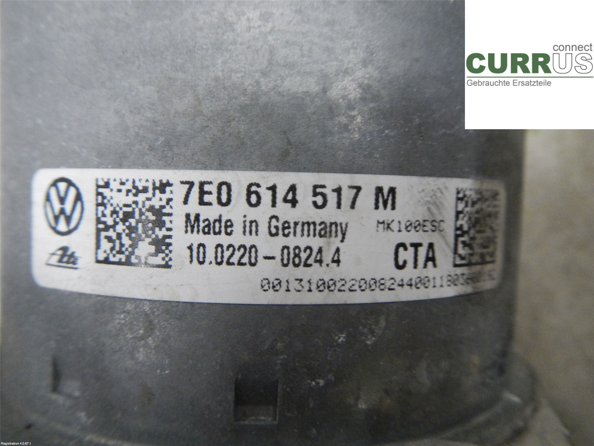 VW CADDY  16-20 ABS Hydraulic unit 7E0614517M 2.0L DFSB
