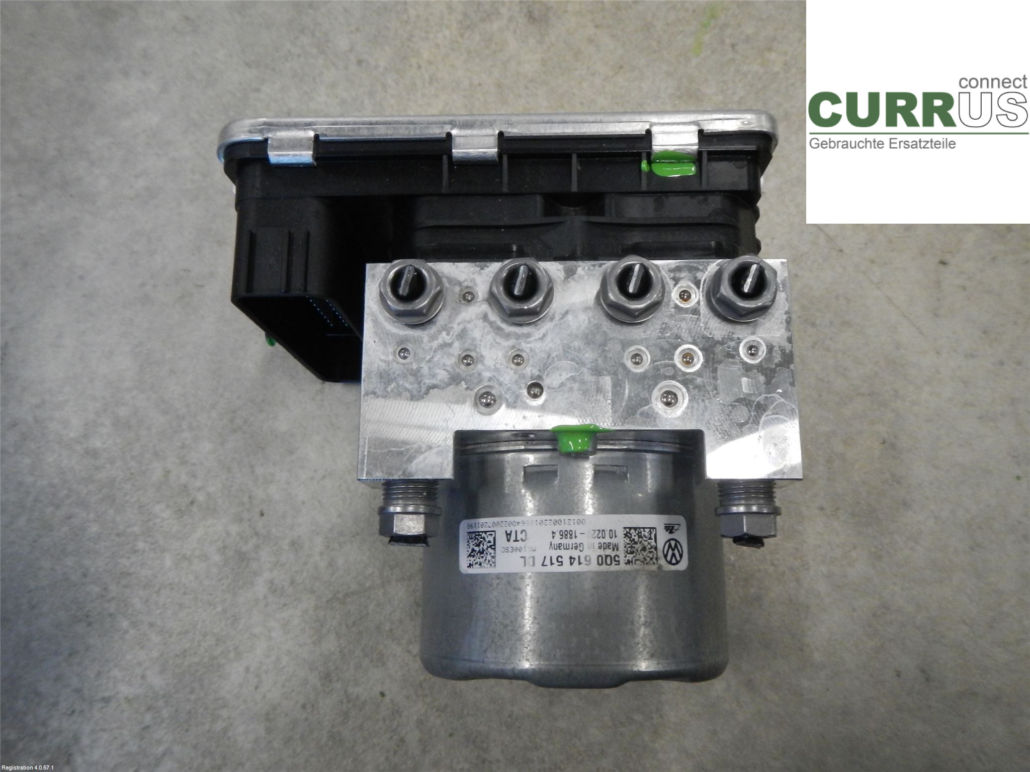 VW GOLF / E-GOLF VII   13-20 ABS Hydraulic unit 5Q0614517DL 2.0L DJGA
