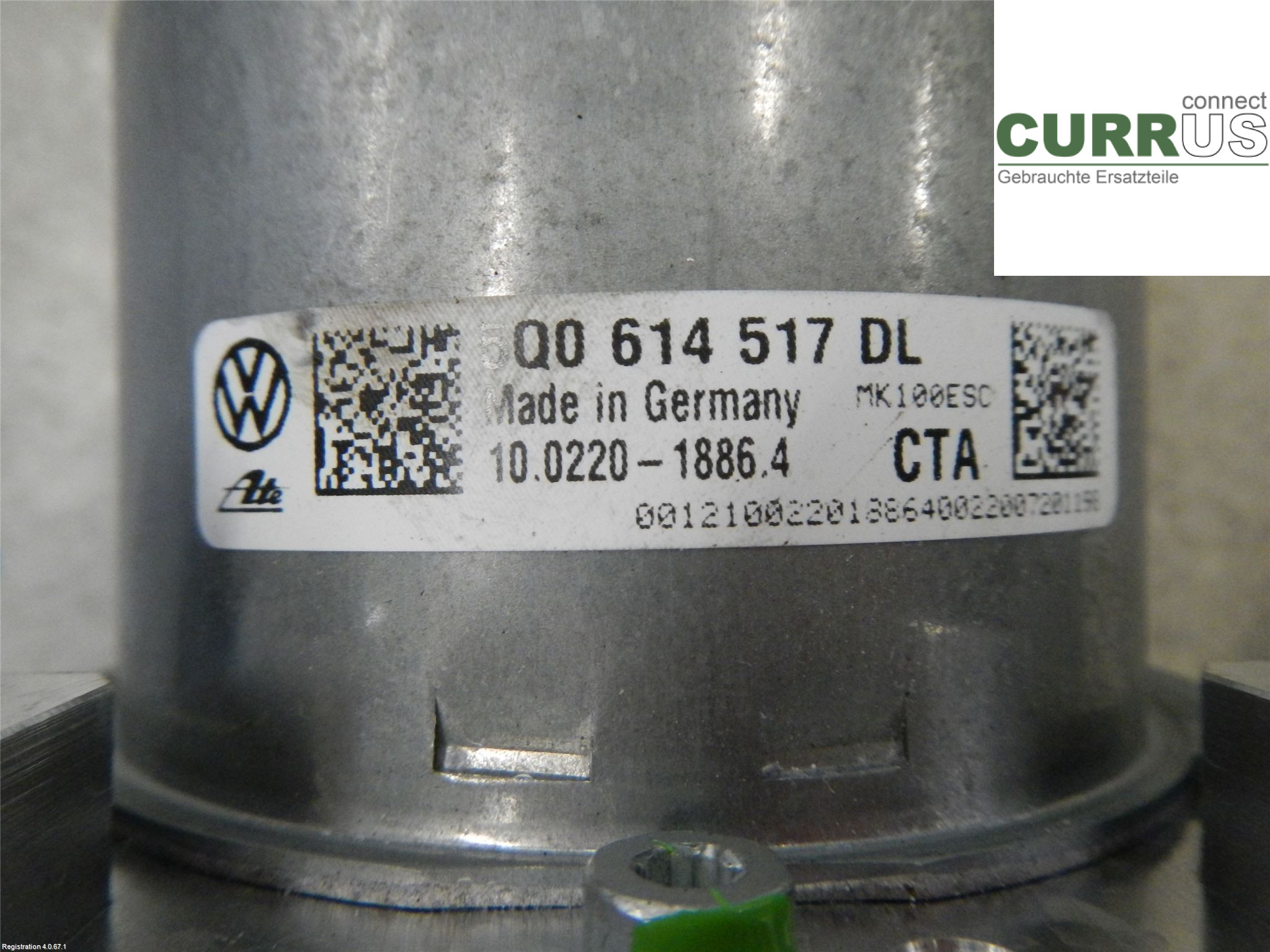 VW GOLF / E-GOLF VII   13-20 ABS Hydraulic unit 5Q0614517DL 2.0L DJGA