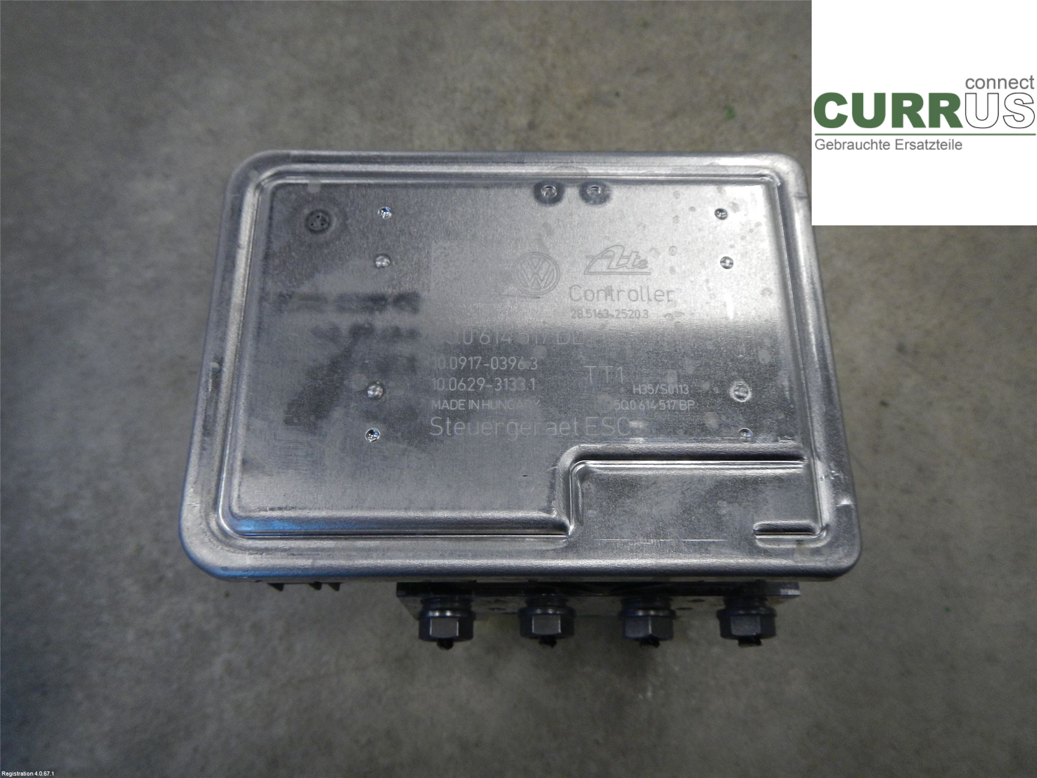VW GOLF / E-GOLF VII   13-20 ABS Hydraulic unit 5Q0614517DL 2.0L DJGA