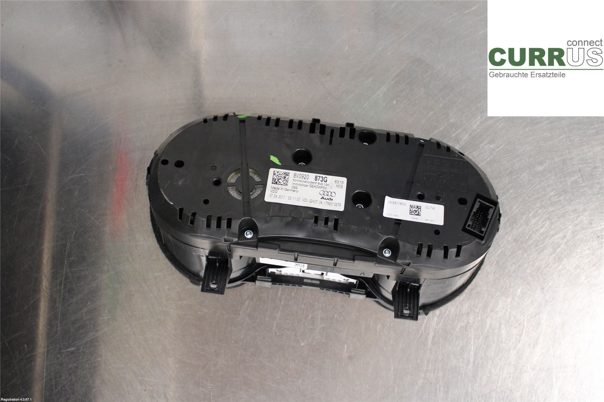 AUDI A3/S3 8V  13-20 Instrument cluster / comb 8V0920873G 1.4L CUKB