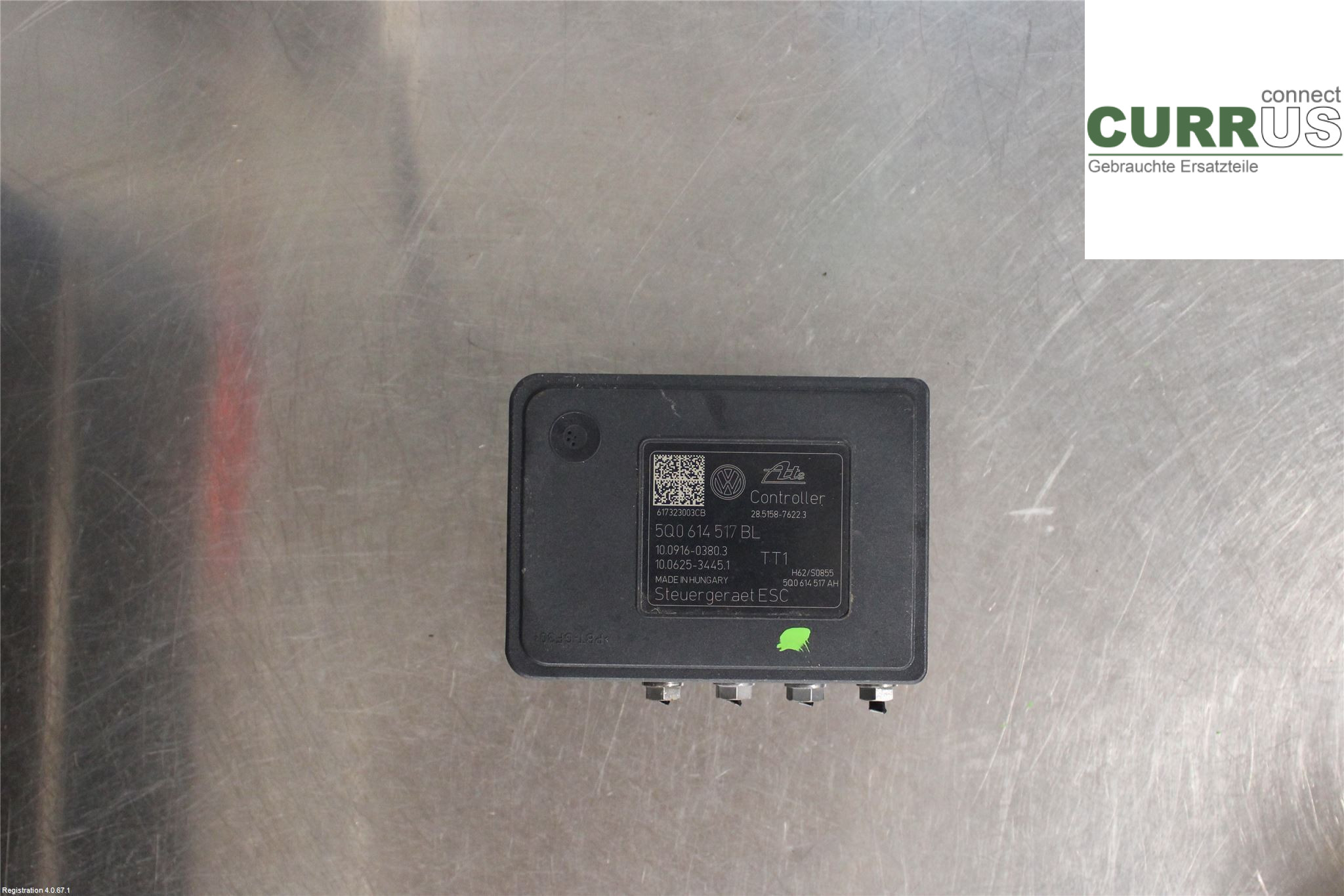 AUDI A3/S3 8V  13-20 ABS Hydraulic unit 5Q0614517DB 1.4L CUKB