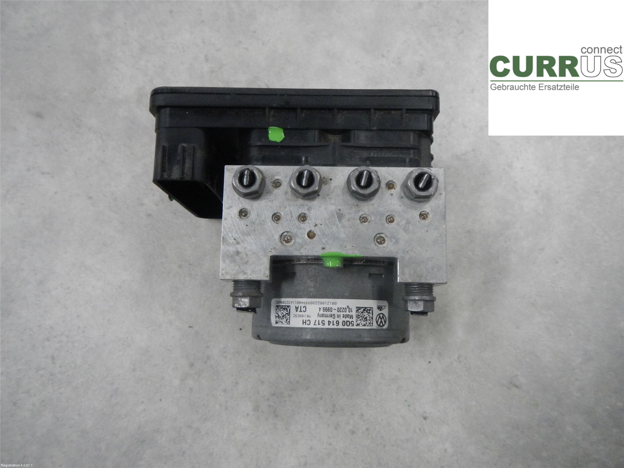 VW GOLF / E-GOLF VII   13-20 ABS Hydraulic unit 5Q0614517CH 2.0L CJXC