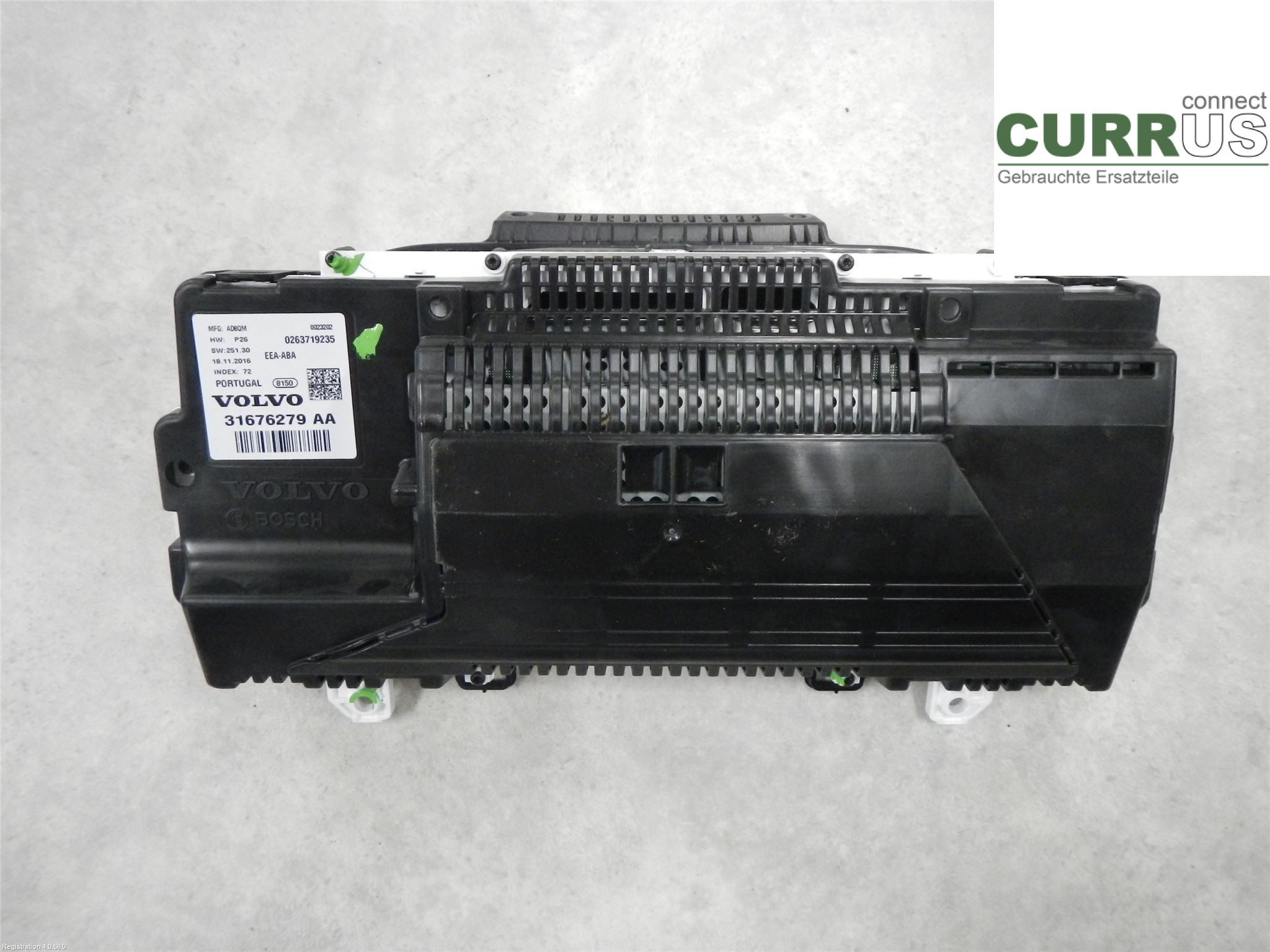 VOLVO V90  17- Instrument cluster / comb 36010345 2.0L D4204T4