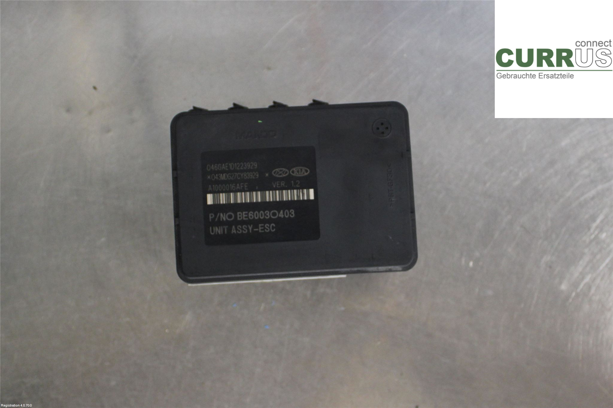 KIA SPORTAGE  11-15 ABS Hydraulic unit 589203U420 2.0L D4HA