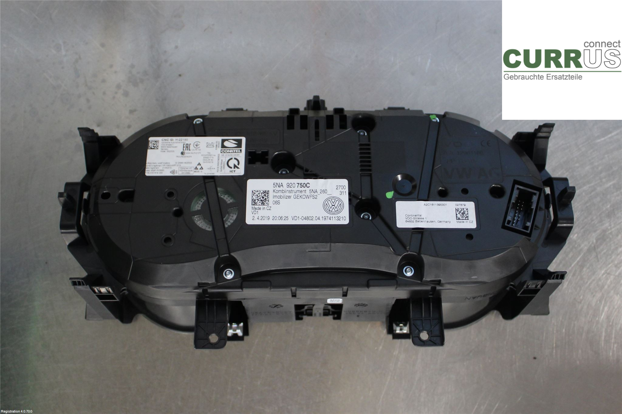 VW TIGUAN 16- Instrument cluster / comb 5NA920750C 2.0L DKZA