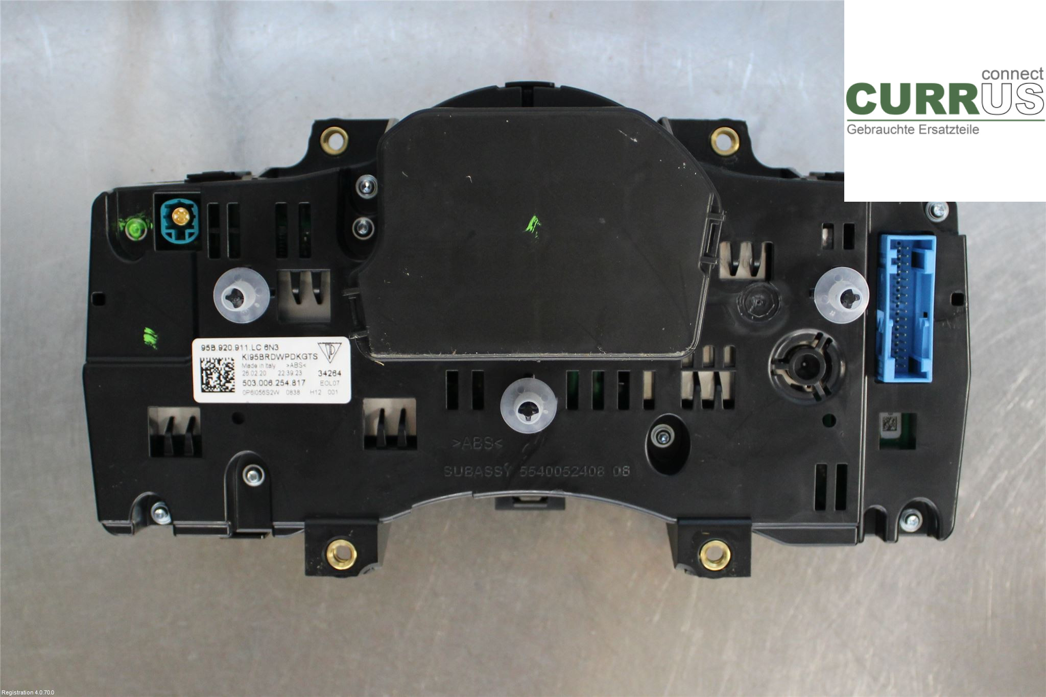 PORSCHE MACAN 14- Instrument cluster / comb 95B920911LM6N3 2.9L DGR