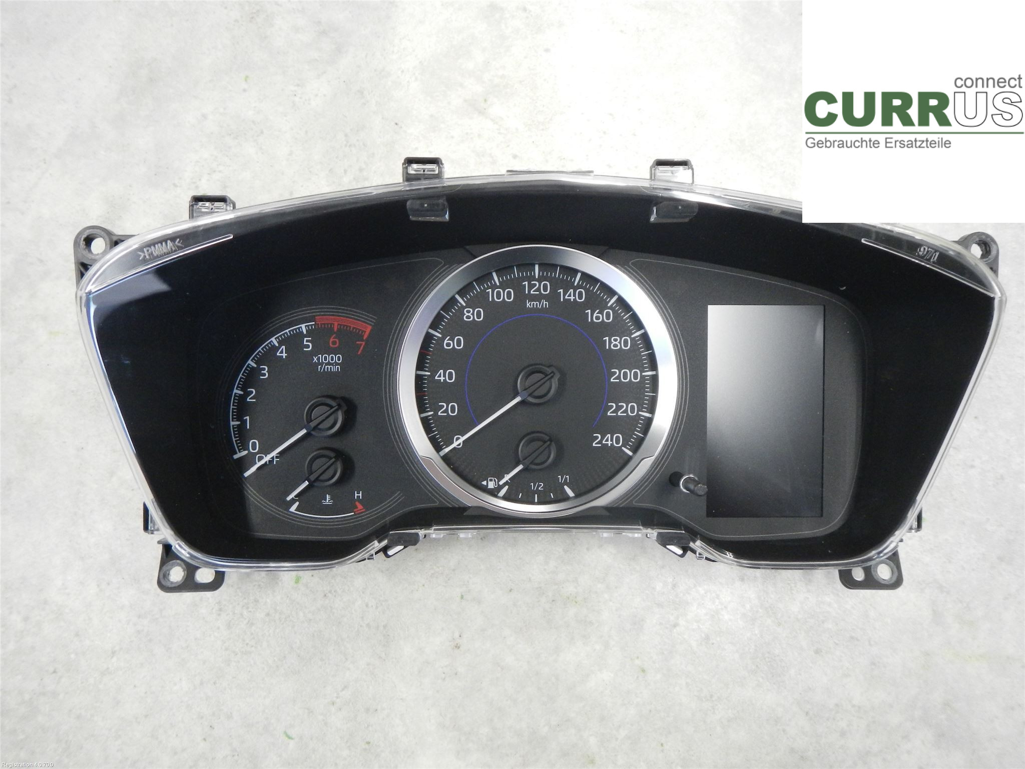 TOYOTA COROLLA 19- Instrument cluster / comb 83800F2X71 1.8L 2ZR-FXE